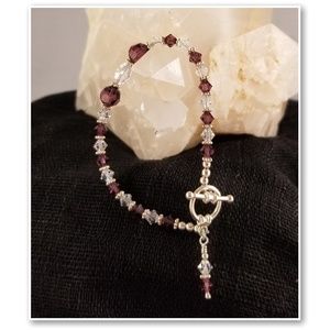 Sterling Silver and Swarovski Bracelet